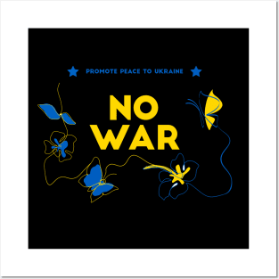 Ukraine Support No War Peace Posters and Art